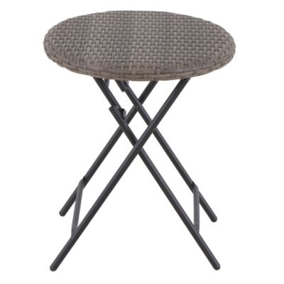 Bee & Willow&trade; Barrington Wicker Folding Accent Table in Brown
