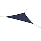 Alternate image 1 for Coolaroo&reg; 12-Foot x 12-Foot Triangle Shade Sail in Navy Blue