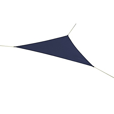 Coolaroo&reg; 12-Foot x 12-Foot Triangle Shade Sail in Navy Blue. View a larger version of this product image.