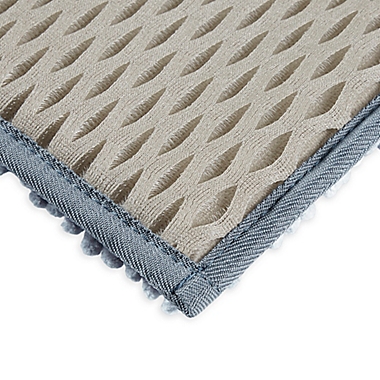 Nestwell&trade; Ultimate Luxury Solid 21&quot; x 34&quot; Bath Rug in Blue Fog. View a larger version of this product image.