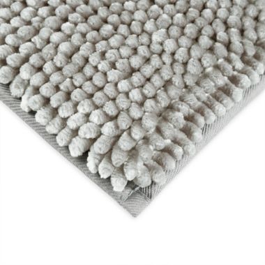 Nestwell&reg; Ultimate Luxury Memory Foam Solid 21&rdquo; x 34&rdquo; Bath Rug in Sharkskin. View a larger version of this product image.