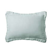 Levtex Home Washed Linen Spa King Pillow Sham in Blue