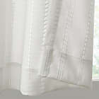 Alternate image 3 for Bee & Willow&trade; Home Eyelet Stripe 95-Inch Rod Pocket Curtain Panel in Ivory (Single)