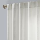 Alternate image 3 for Bee &amp; Willow&trade; Eyelet Stripe Sheer Rod Pocket/Back Tab Window Curtain Panel (Single)