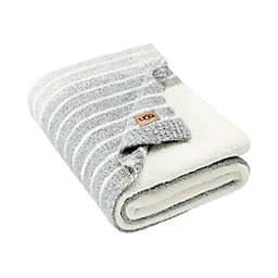 UGG® Poppy Knit Throw Blanket in Succulent Stripe