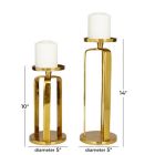 Alternate image 7 for CosmoLiving Modern Metal Candle Holders (Set of 2)