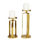 Alternate image 3 for CosmoLiving Modern Metal Candle Holders (Set of 2)