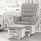 Alternate image 4 for Storkcraft&reg; Harmony Glider with Ottoman in White/Grey