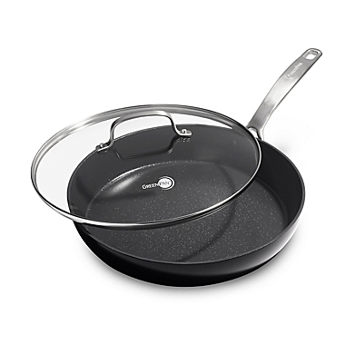 GreenPan&trade; SearSmart Ceramic Nonstick 12-Inch Aluminum Covered Fry Pan. View a larger version of this product image.