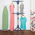 Alternate image 1 for Honey-Can-Do&reg; 2-Tier Collapsible Tripod Drying Rack in Chrome
