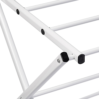 Honey-Can-Do&reg; Compact Steel Folding Drying Rack in White. View a larger version of this product image.
