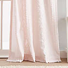Alternate image 3 for Peri Home Cut Geo Rod 95-Inch Pocket Sheer Window Curtain Panels in Blush (Set of 2)