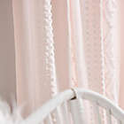 Alternate image 2 for Peri Home Cut Geo Rod 95-Inch Pocket Sheer Window Curtain Panels in Blush (Set of 2)