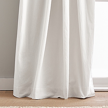 Peri Home Sanctuary 95-Inch Rod Pocket Room Darkening Curtain Panels in White (Set of 2). View a larger version of this product image.
