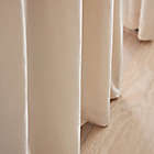 Alternate image 3 for Peri Home Sanctuary 84-Inch Rod Pocket Room Darkening Curtain Panels in Linen (Set of 2)