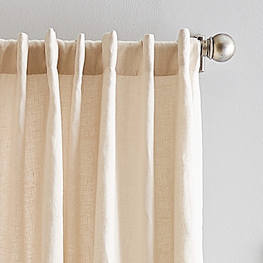 Peri Home&reg; 108-Inch Rod Pocket Light Filtering Window Curtain Panels in Linen (Set of 2). View a larger version of this product image.