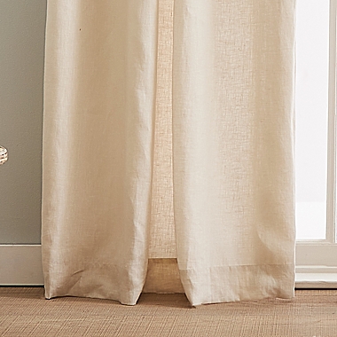 Peri Home&reg; 95-Inch Rod Pocket Light Filtering Window Curtain Panels in Linen (Set of 2). View a larger version of this product image.
