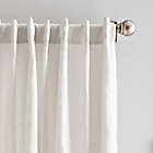 Alternate image 1 for Peri Home&reg; 95-Inch Rod Pocket Light Filtering Window Curtain Panels in White (Set of 2)