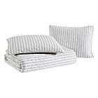 Alternate image 4 for Willow Way Ticking Stripe Linen Daybed Cover Set