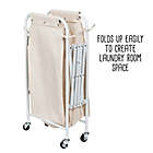 Alternate image 9 for Honey-Can-Do&reg; Triple Polycotton Collapsible Accordion Sorter in Natural