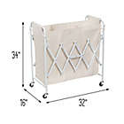 Alternate image 2 for Honey-Can-Do&reg; Triple Polycotton Collapsible Accordion Sorter in Natural