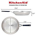 Alternate image 7 for KitchenAid&reg; 12-Inch Stainless Steel Nonstick Frying Pan
