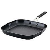 Kitchenaid&reg; Nonstick 11.25-Inch Hard-Anodized Grill Pan in Onyx