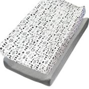 The Honest Company 2-Piece Printed and Terry Organic Cotton Changing Pad Cover Set