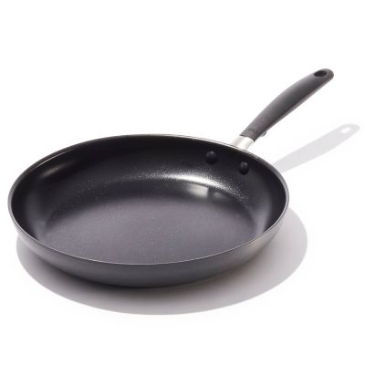 10 Inch Hard-Anodized Aluminum Fry Pan Nonstick Frying Stainless Steel Handle 