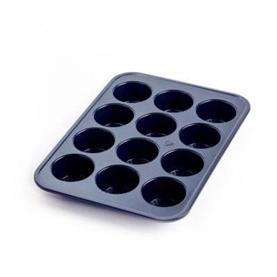 Cavities Trudeau 12 Structured Silicone Muffin pan Tropical