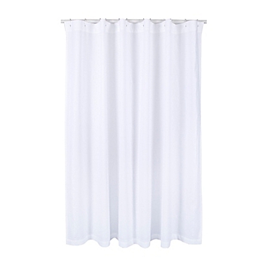 Everhome&trade; Sullivan 72-Inch x 86-Inch Shower Curtain in Bright White. View a larger version of this product image.