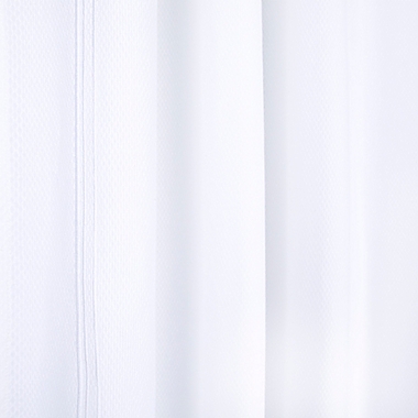 Everhome&trade; Sullivan 72-Inch x 72-Inch Shower Curtain in Bright White. View a larger version of this product image.