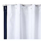 Alternate image 4 for Everhome&trade; Emory 72-Inch x 72-Inch Standard Shower Curtain in Navy/White