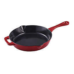 J.A. Henckels Cast Iron Fry Pan in Red