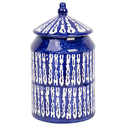 Home Essentials Artistic Vase in Blue/White