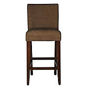 HomePop&trade; Contemporary Parsons Bar Stool in Brown