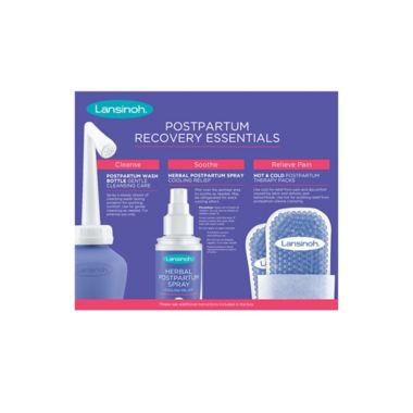 Lansinoh&reg; 4-Piece Postpartum Essentials Recovery Bundle. View a larger version of this product image.
