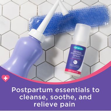 Lansinoh&reg; 4-Piece Postpartum Essentials Recovery Bundle. View a larger version of this product image.