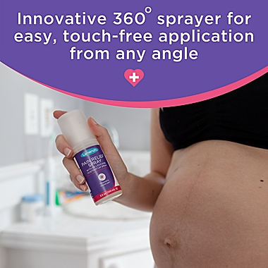 Lansinoh&reg; 3.5 oz. Pain Relief Spray with 4% Lidocaine for Postpartum Care. View a larger version of this product image.