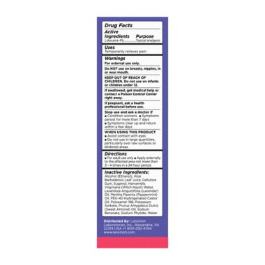 Lansinoh&reg; 3.5 oz. Pain Relief Spray with 4% Lidocaine for Postpartum Care. View a larger version of this product image.