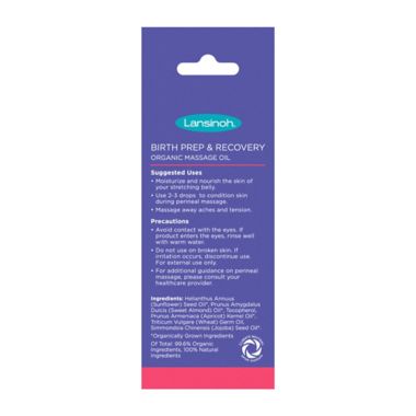 Lansinoh&reg; 1.7 oz. Birth Prep Organic Massage Oil. View a larger version of this product image.