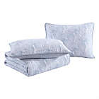 Alternate image 3 for Distressed Water Leaves Sky Full/Queen Quilt Set in Sky Blue