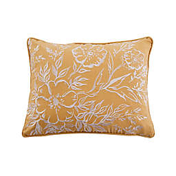 Levtex Home Alita Embroidered Oblong Throw Pillow in Yellow/White