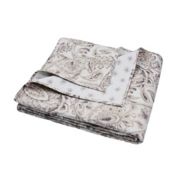 Levtex Home Fallon Quilted Reversible Throw Blanket in Grey