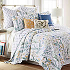 Alternate image 1 for Levtex Home Galapagos 2-Piece Reversible Twin/Twin XL Quilt Set in Blue/Taupe