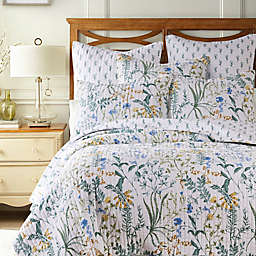 Levtex Home Galapagos 2-Piece Reversible Twin/Twin XL Quilt Set in Blue/Taupe