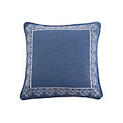 Levtex Home Apolonia Framed Square Throw Pillow in Blue