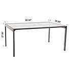 Alternate image 1 for Simply Essential&trade; NeverRust&reg; Outdoor Aluminum Dining Table in Grey