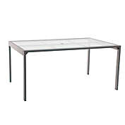 Simply Essential&trade; NeverRust&reg; Outdoor Aluminum Dining Table in Grey