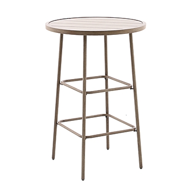Everhome&trade; Saybrook Outdoor High Bistro Table in Brown. View a larger version of this product image.